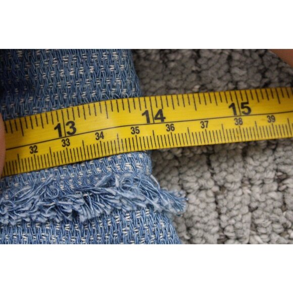 Mo:vint By Anthropologie Pencil Skirt Womens Blue Faded Knit Size Large L NWT - Picture 6 of 7